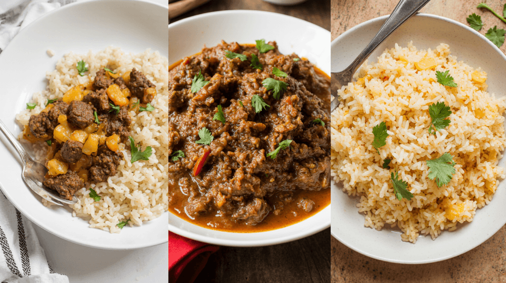 ground beef and rice recipes