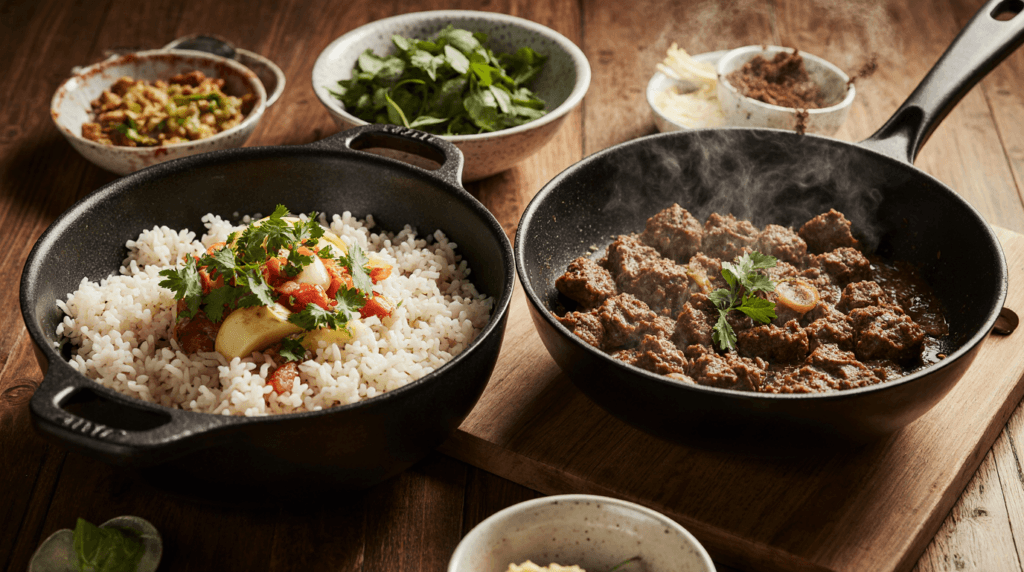 ground beef and rice recipes