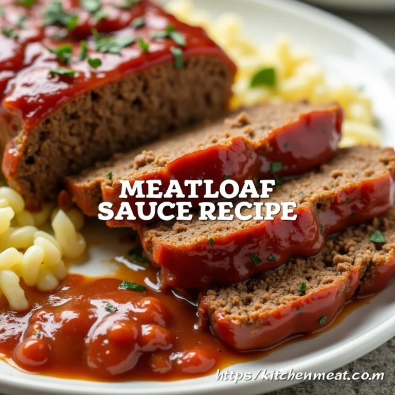 Meatloaf Sauce Recipe