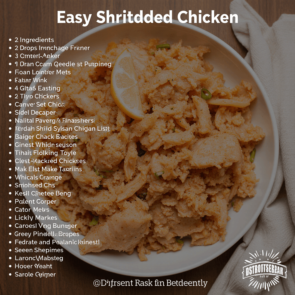 shredded chicken recipes